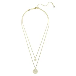 Swarovski Halskette Damen Meteora Layered Pendant Weiß Gold 5683442