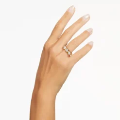 Swarovski Ring Damen Dextera Verschiedene Schliffe Weiß