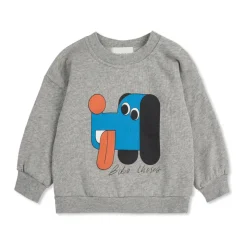 Sweatshirt mit buntem Druck