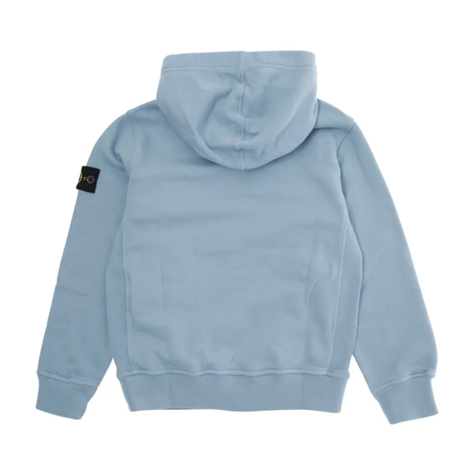 Sweatshirt mit fester Kapuze und Logo-Patch am Ärmel