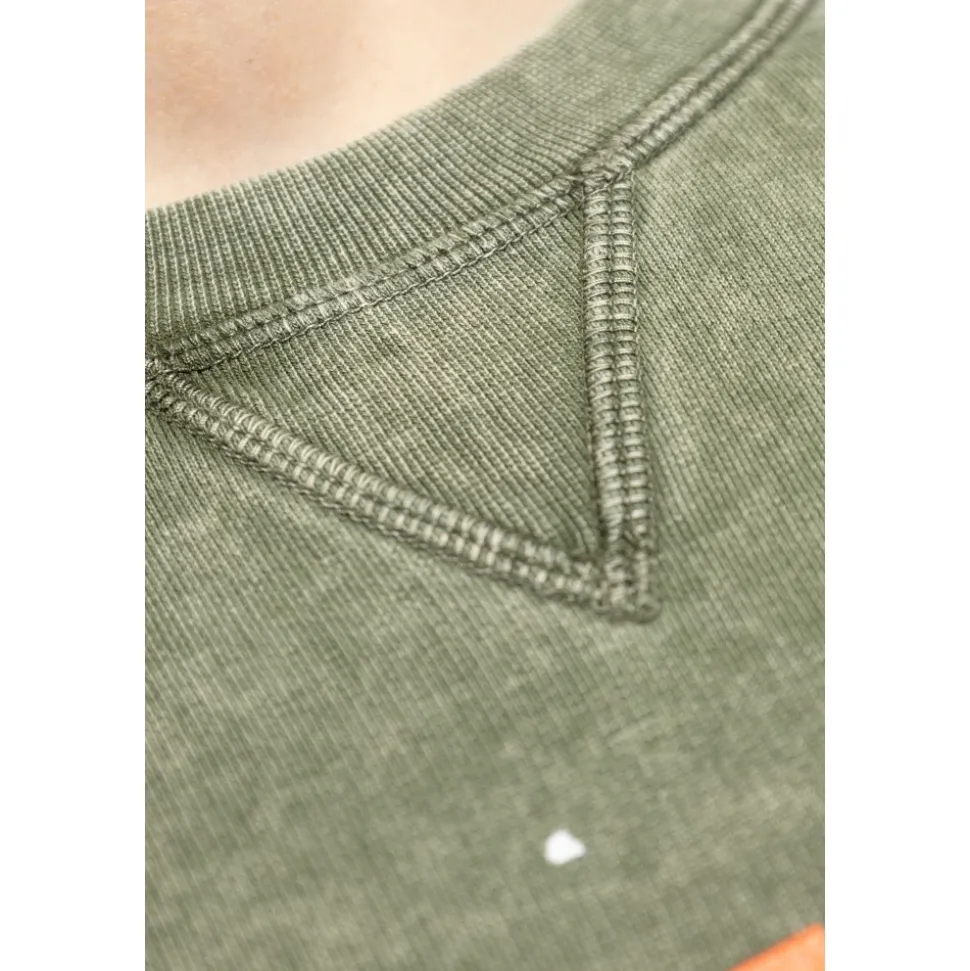 Sweatshirt mit Vintage-Effekt