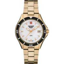 Swiss Alpine Military Damen Armbanduhr Taucheruhr 7740.1113