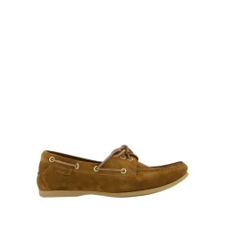 Tabakbraune Wildleder-Loafer