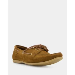 Tabakbraune Wildleder-Loafer