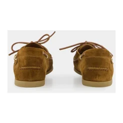 Tabakbraune Wildleder-Loafer