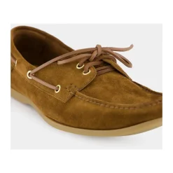Tabakbraune Wildleder-Loafer