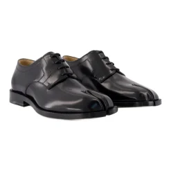 Tabi Derbies - Leder - Schwarz