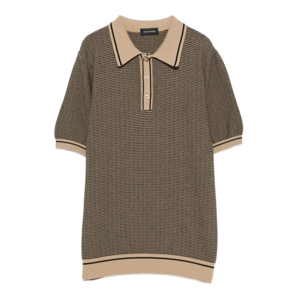 Tagliatore T-Shirts und Poloshirts Schwarz