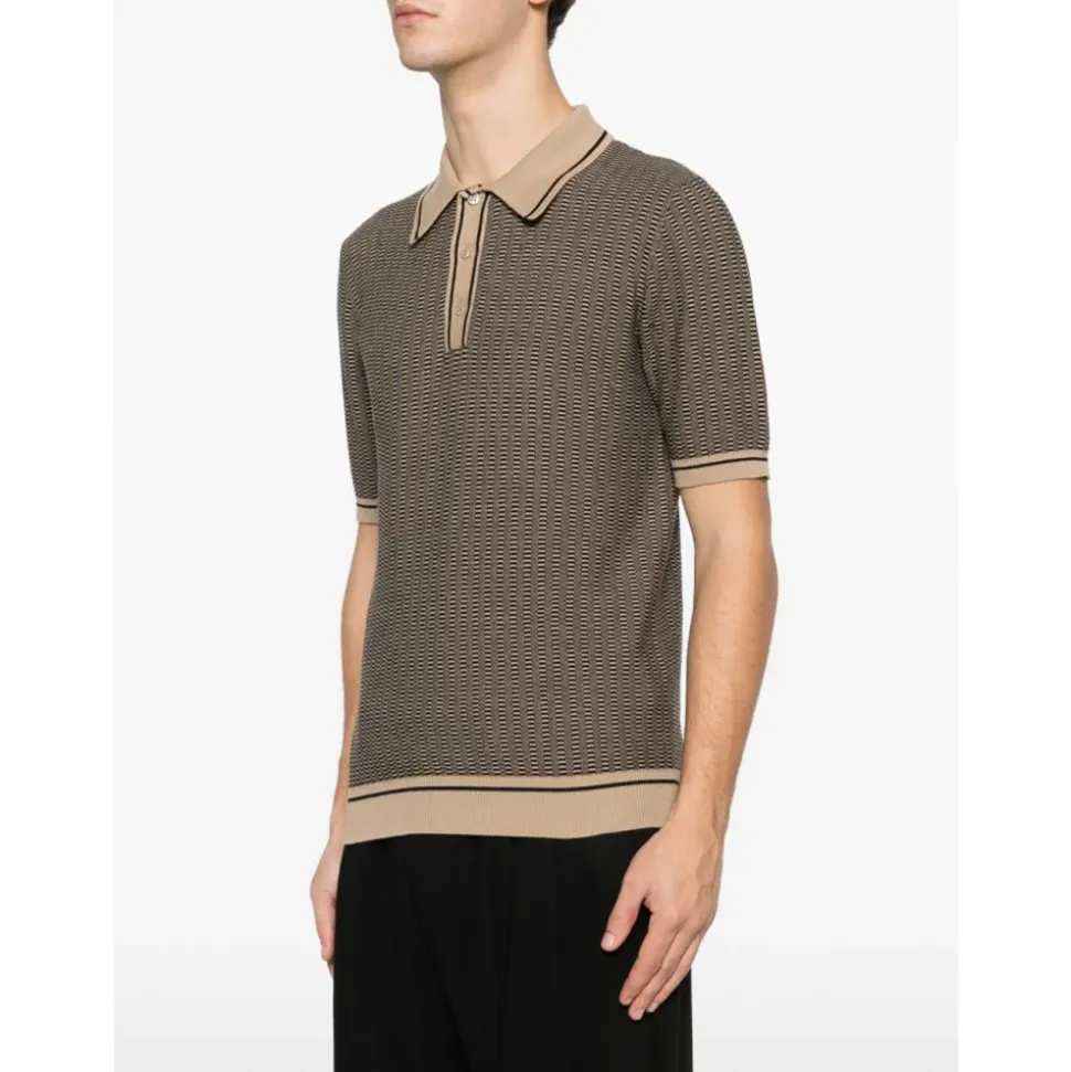 Tagliatore T-Shirts und Poloshirts Schwarz