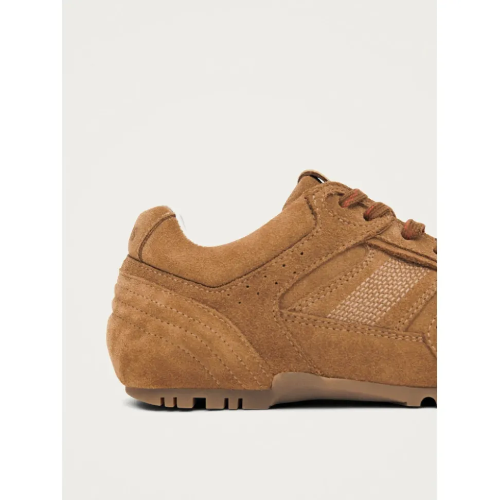 Tb.56 Wildleder Tan Ledersneakers