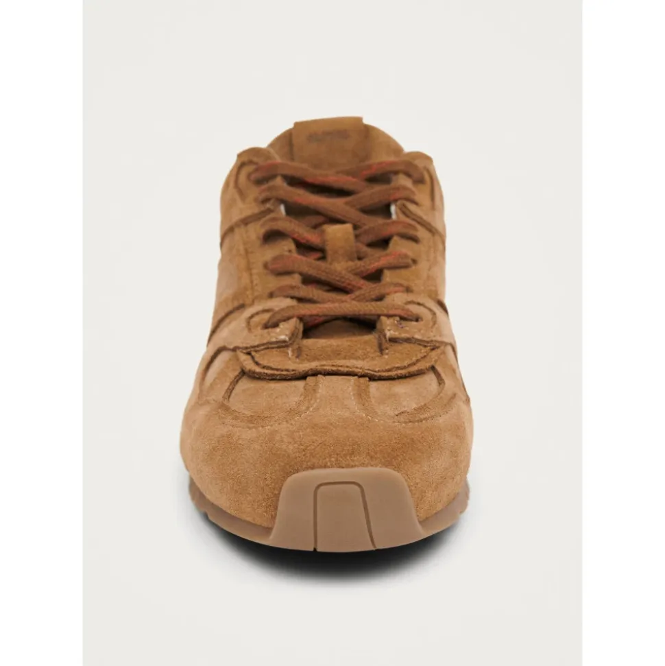 Tb.56 Wildleder Tan Ledersneakers