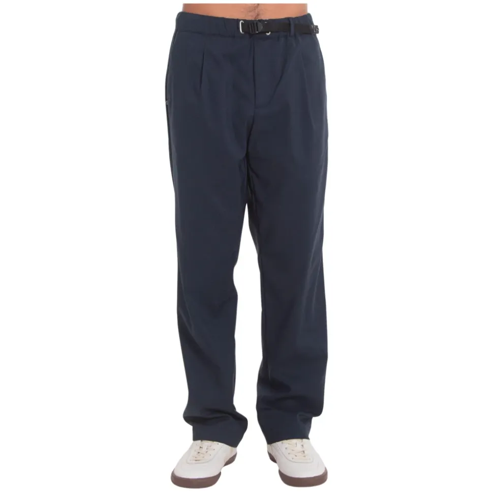 Tech Cotton Straight Pants