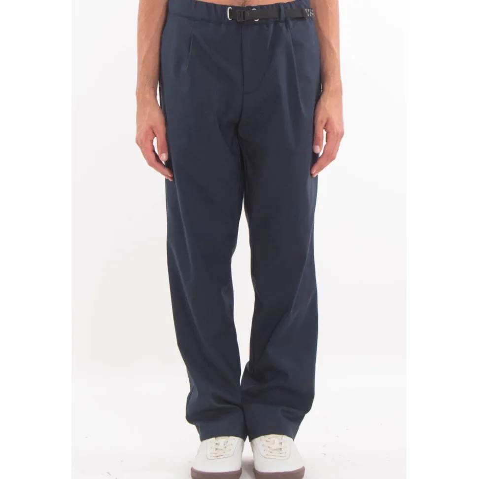 Tech Cotton Straight Pants