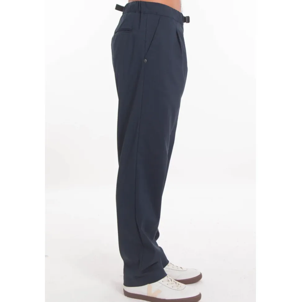 Tech Cotton Straight Pants