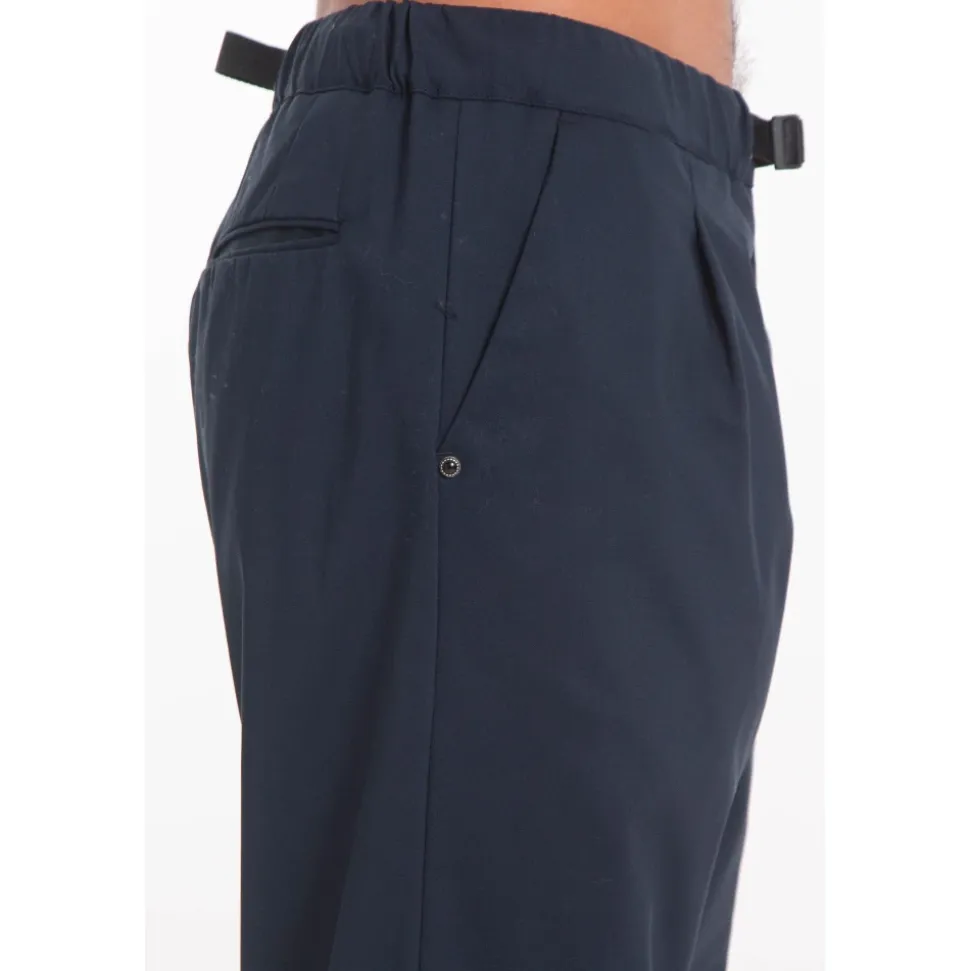 Tech Cotton Straight Pants