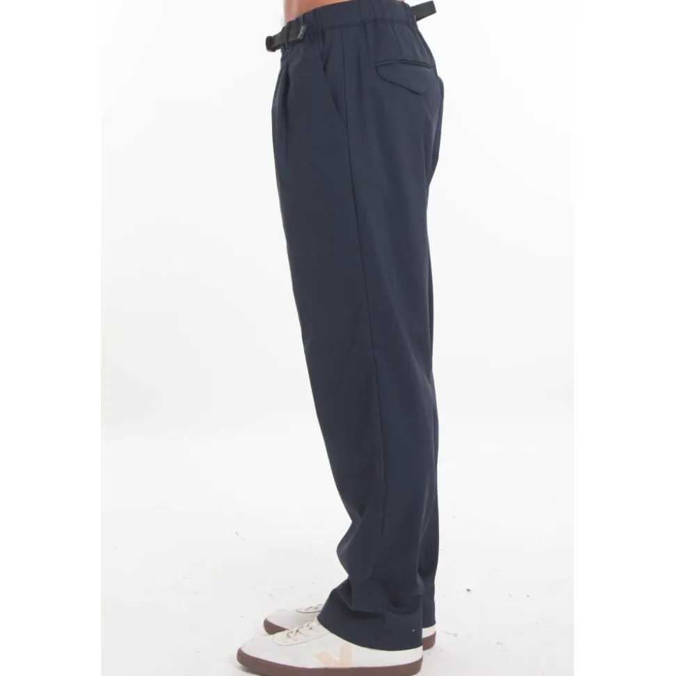 Tech Cotton Straight Pants