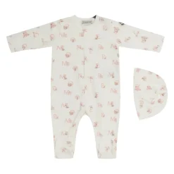 Teddy Bear Logo Print Cotton Set