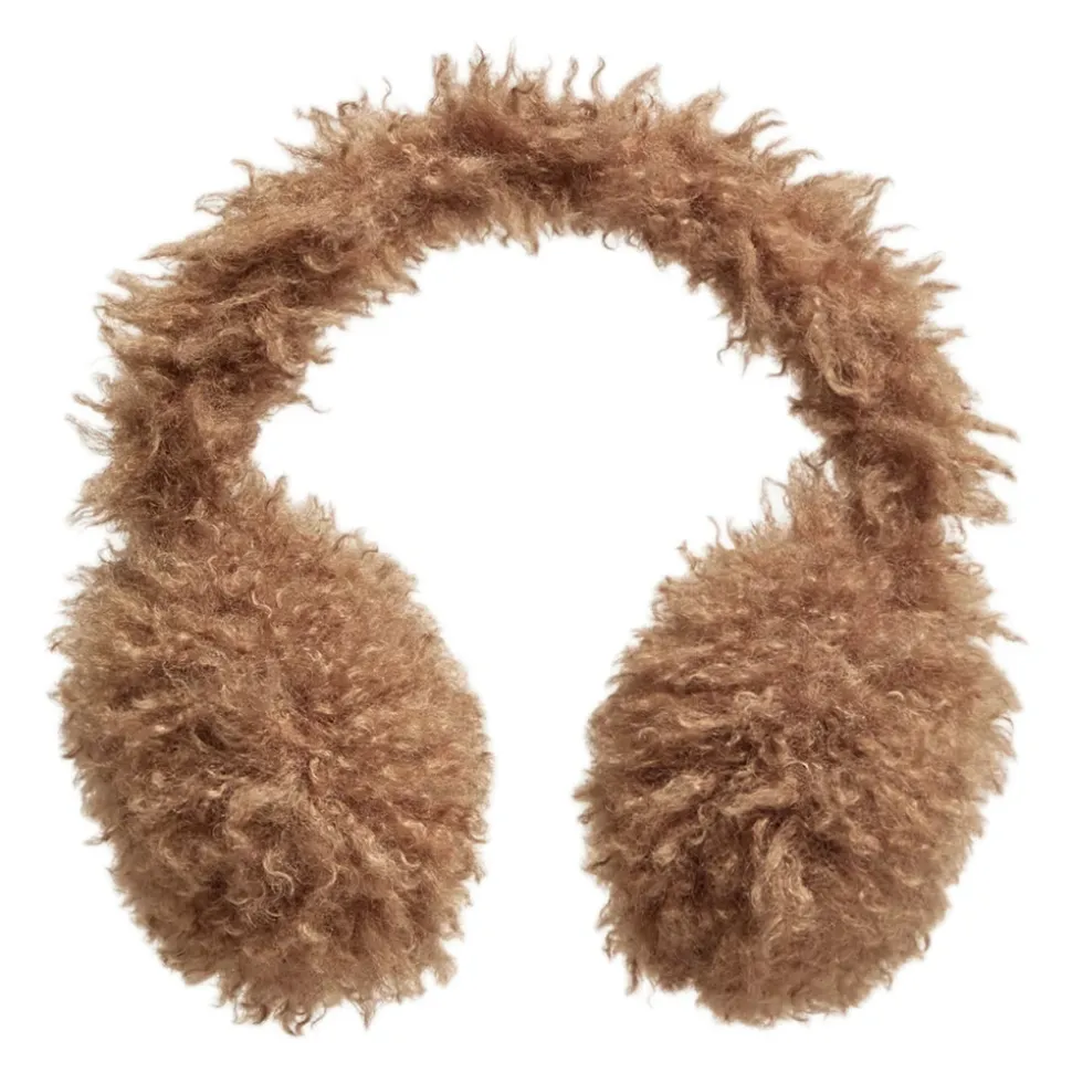 Teddy Fleece Gepolsterter Hut Braun