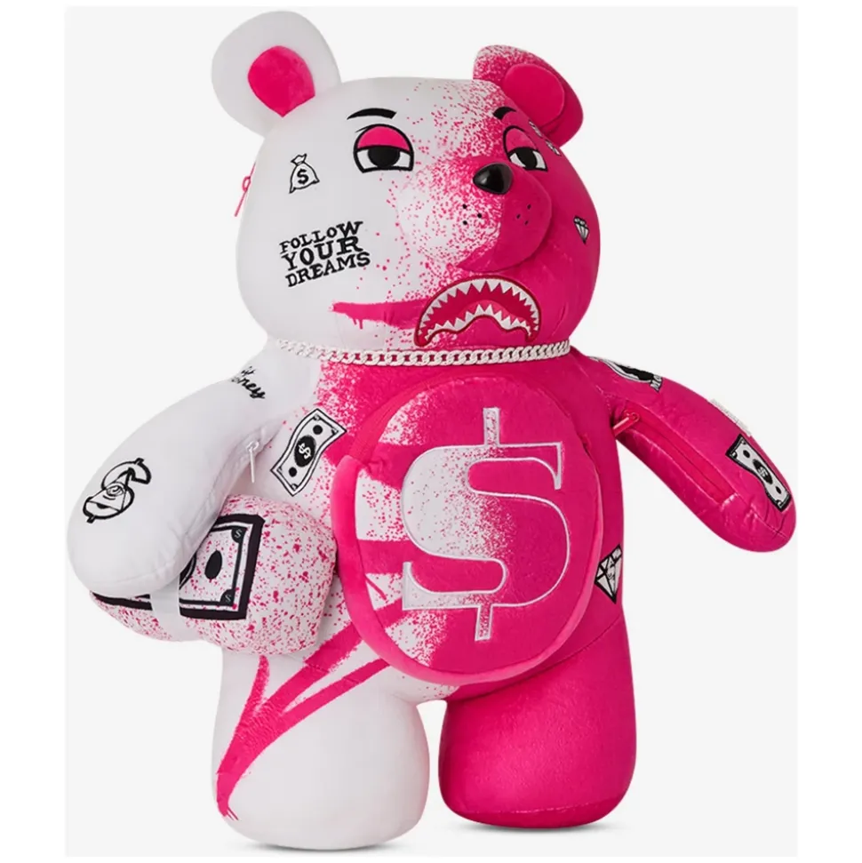 Teddybär Rucksack in Pink