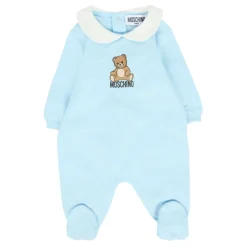 Teddybär Strampler in Hellblau
