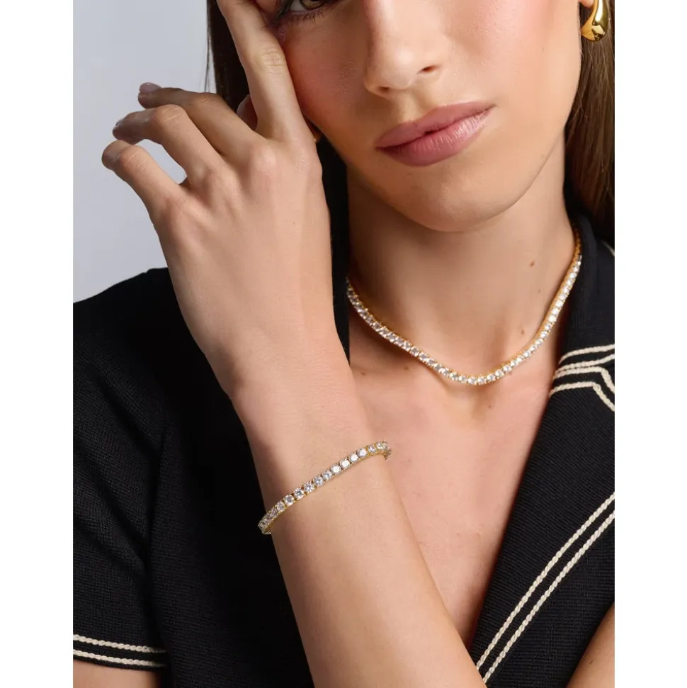 Tennis Bracelet in Gold