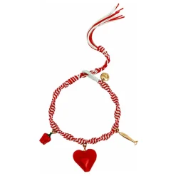 Tesori Rossa Macrame Charm Necklace