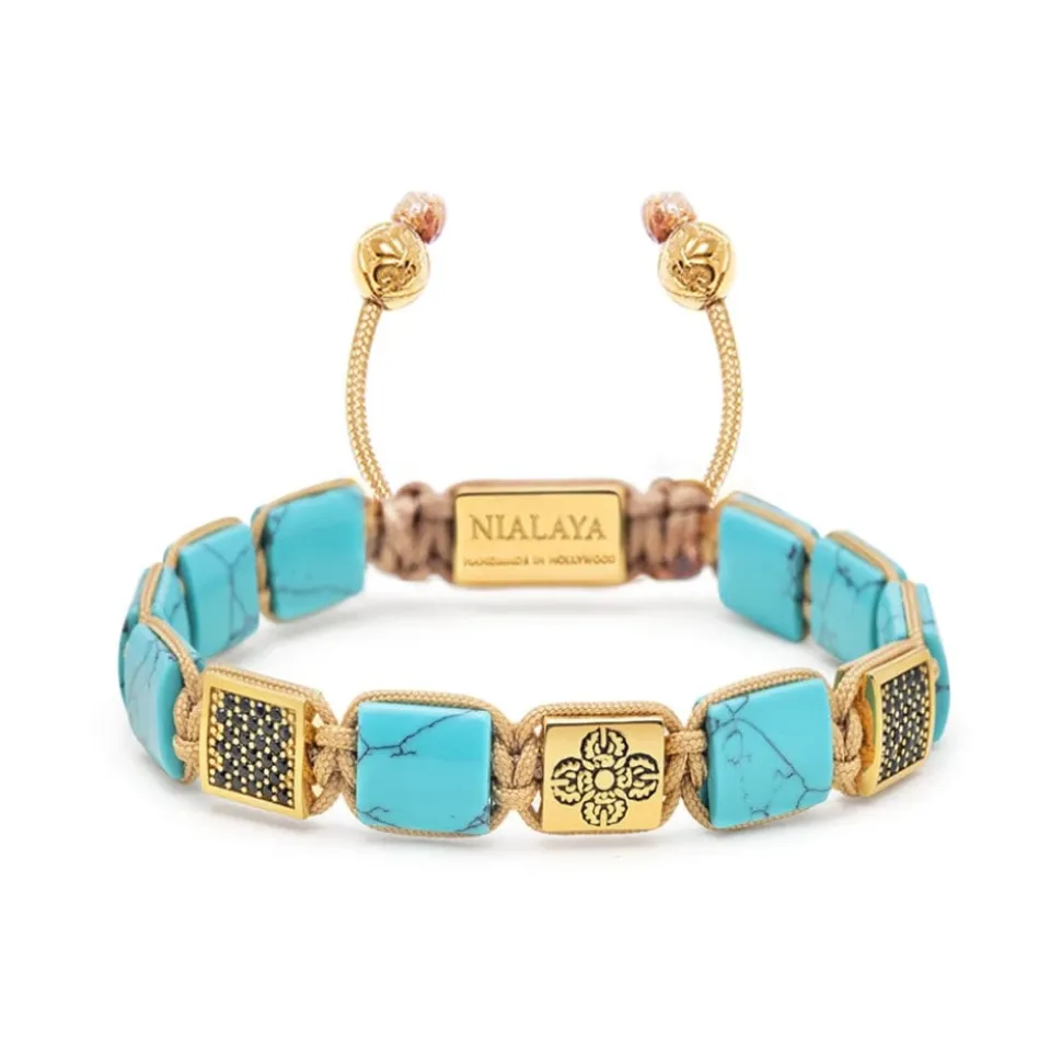 The Dorje Flatbead Collection - Turquoise and Gold