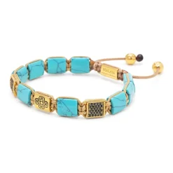 The Dorje Flatbead Collection - Turquoise and Gold
