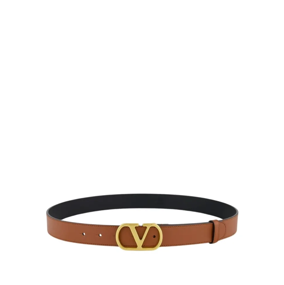 Tiefe Karamell VLogo Signature Gürtel