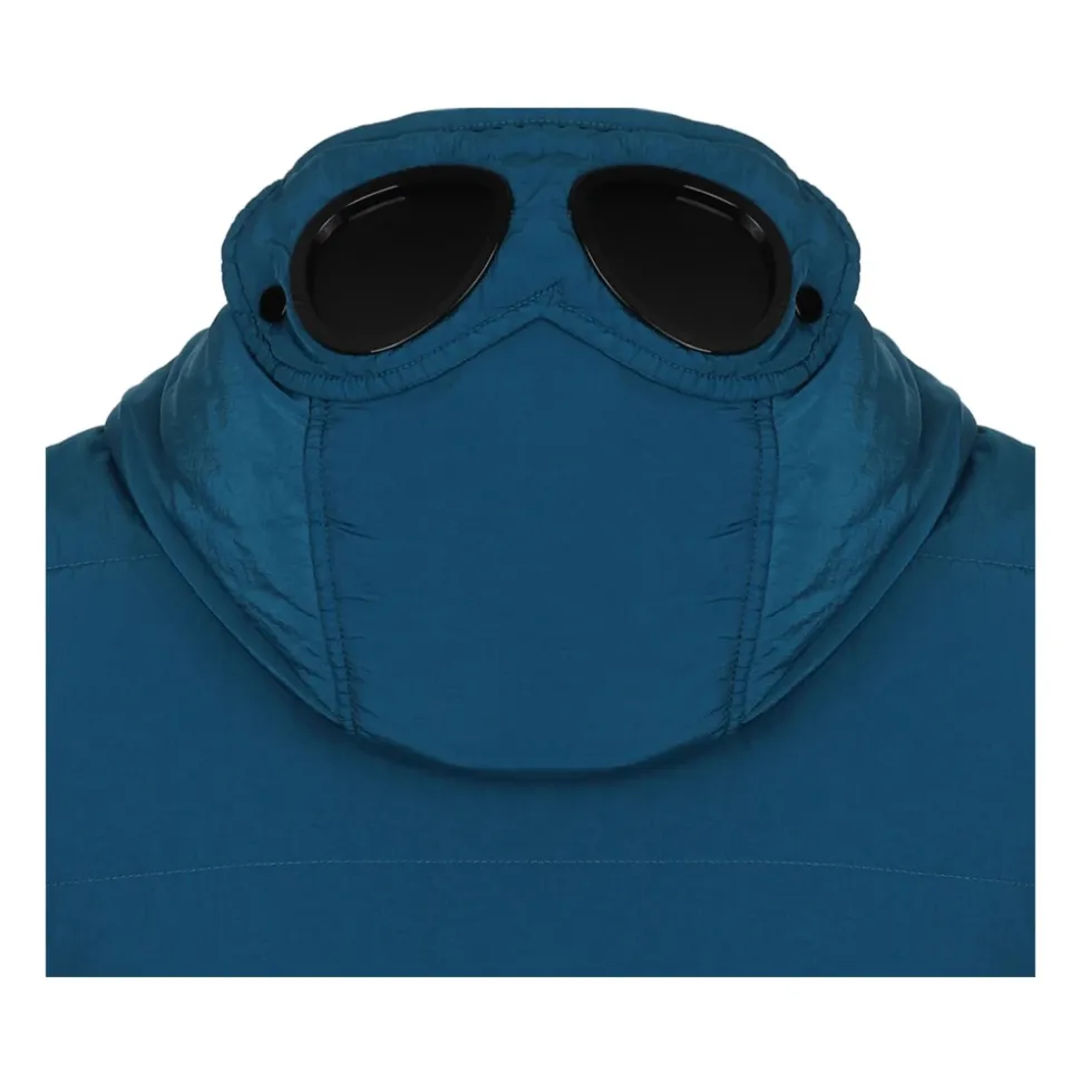 Tintenblauer, wattierter Gilet