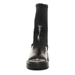 Track Sole Slip-On Lederstiefel