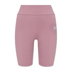 Trainingsshorts mit bedrucktem Logo