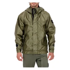 Transparente Polyester-Kapuzenjacke mit abnehmbarem Futter
