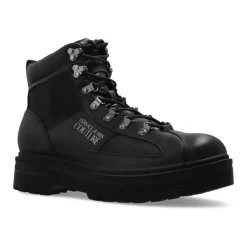 Trapperstiefel mit bedrucktem Logo