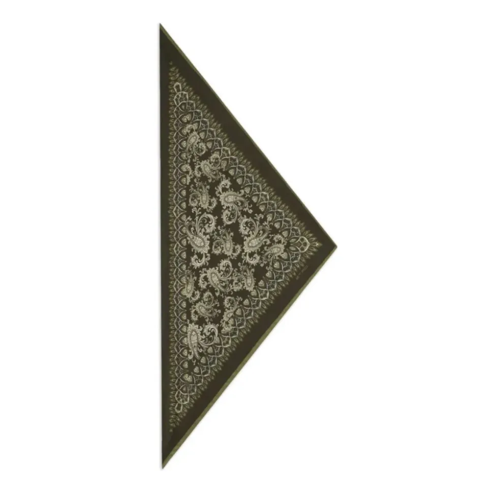 Triangle Foulard Print Scarf