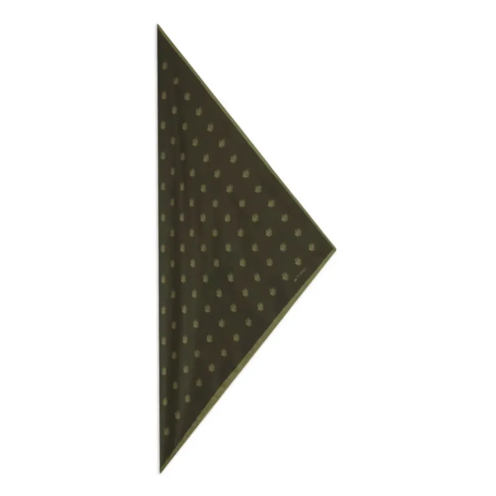Triangle Foulard Print Scarf