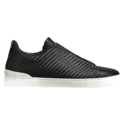 Triple Stitch Leder-Sneakers