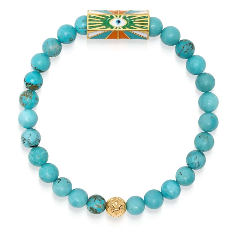 Türkis Armband mit Bösem Blick