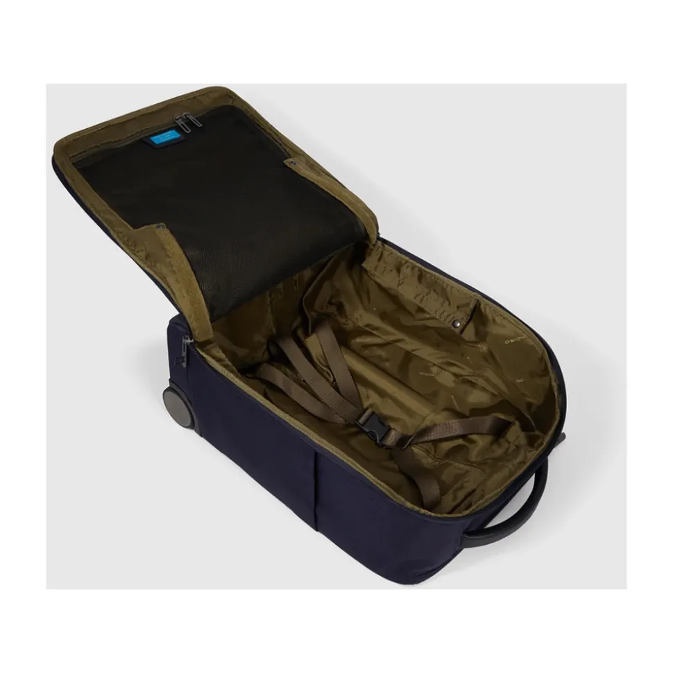 Trolley mit 2 Rollen Underseater aus Stoff mit TSA-Schloss