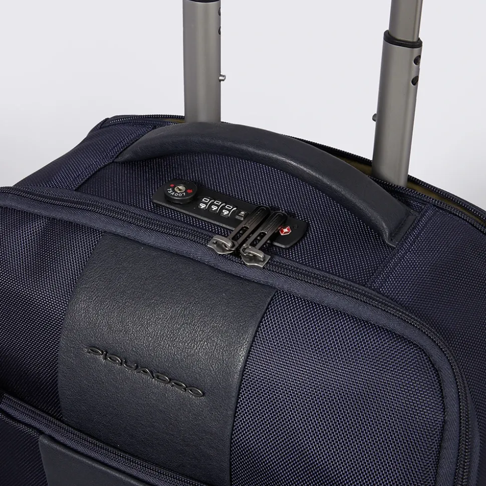 Trolley mit 2 Rollen Underseater aus Stoff mit TSA-Schloss