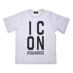 T-Shirt mit kurzen Ärmeln und Rundhalsausschnitt im Slouch-Fit-Stil