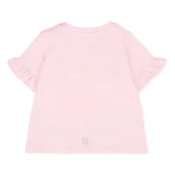 T-Shirt mit Kurzen Ärmeln und Rüschen