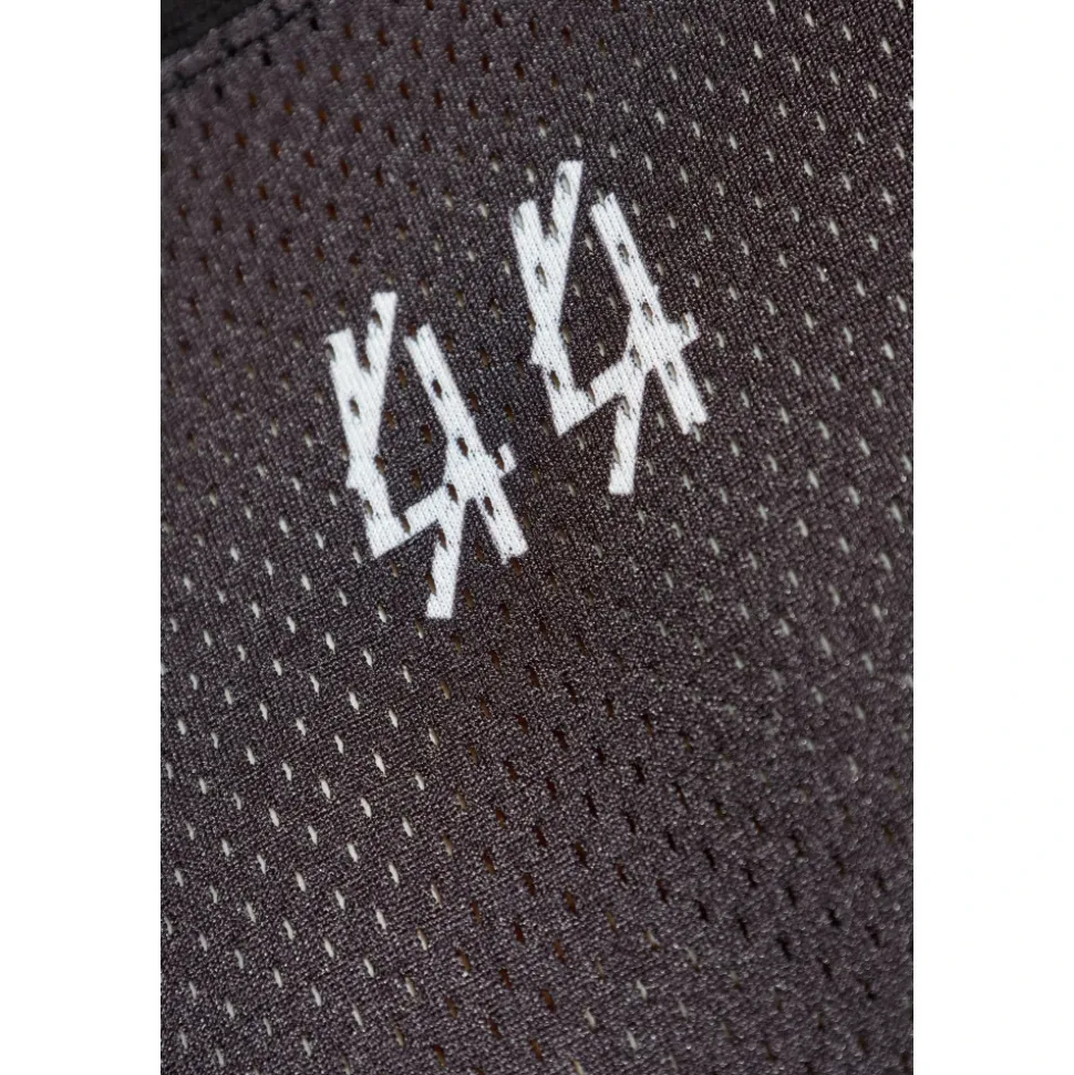 T-Shirt mit Logo und Löchern