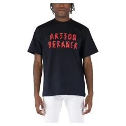 T-Shirt mit V-Ausschnitt und kurzen Ärmeln