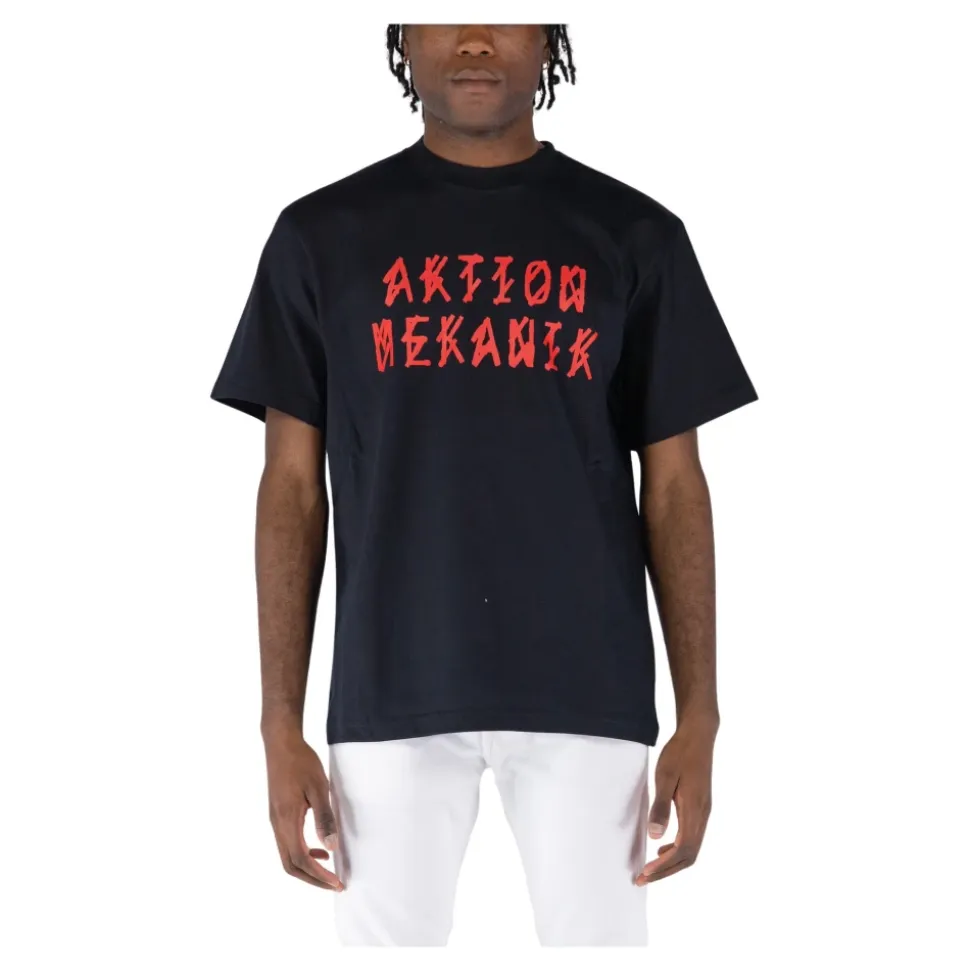 T-Shirt mit V-Ausschnitt und kurzen Ärmeln