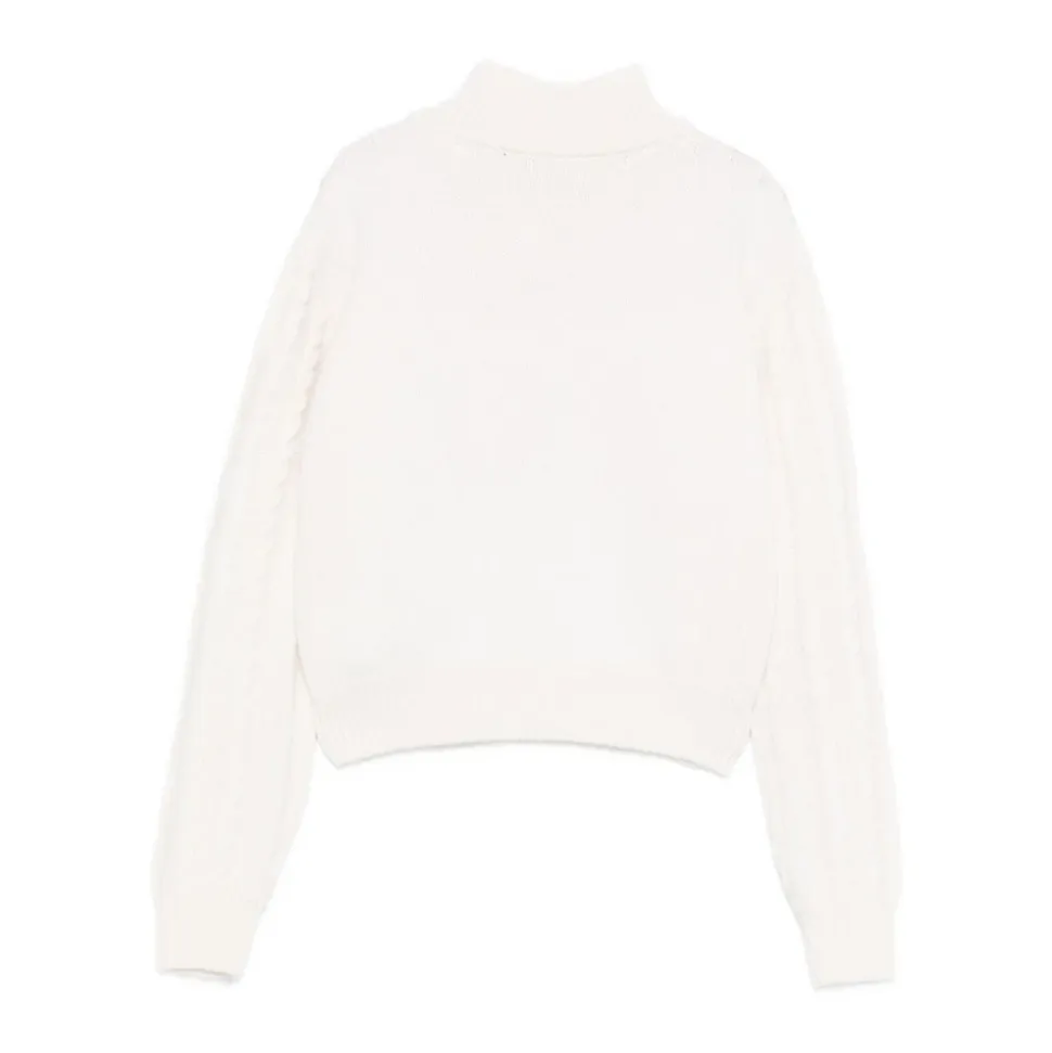 Turtleneck Cable Knit Sweater