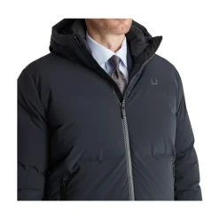 Ultra Warme Schwarze Parka Mantel