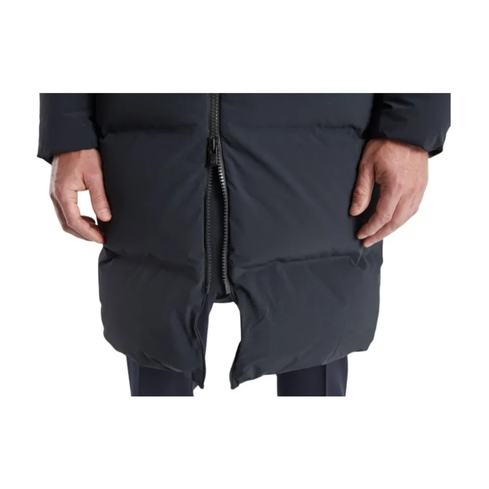 Ultra Warme Schwarze Parka Mantel