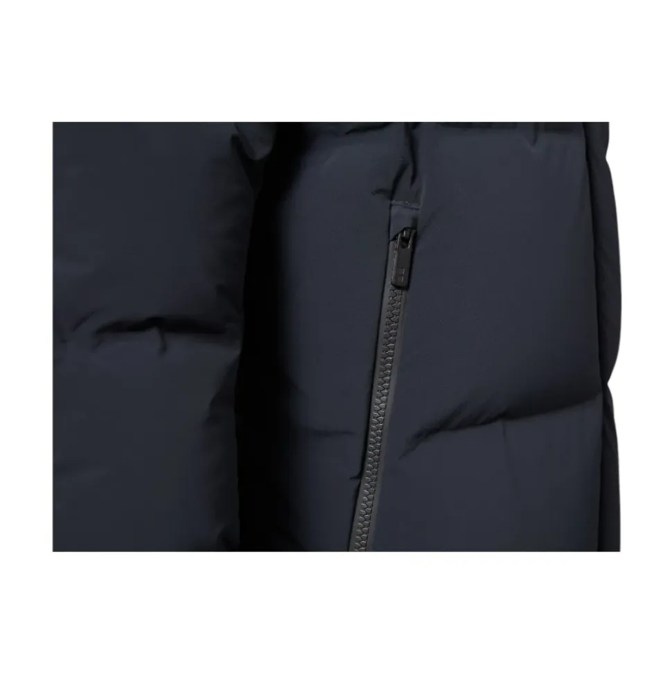 Ultra Warme Schwarze Parka Mantel