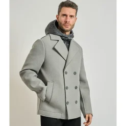 Ungefütterte, zweireihige Jacke